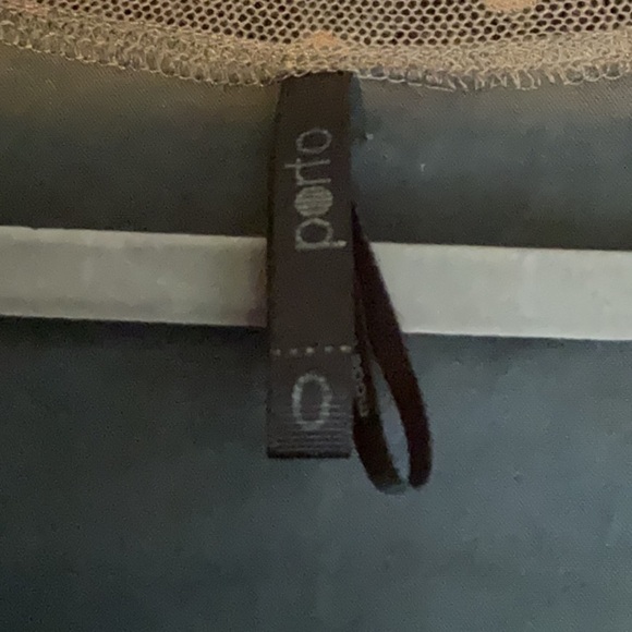 Porto pleated drape sheath in gray Size 0 - Picture 5 of 5